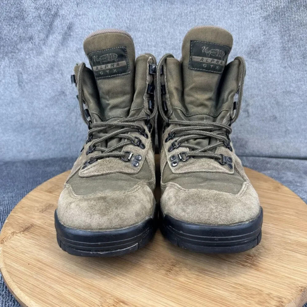 Vasque Alpha GTX Boots Mens Size 7.5 Brown Suede Hiking Lace Up Outdoor Hunting
